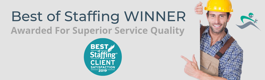 Alliance Industrial Solutions Receives 2019 Best of Staffing Award