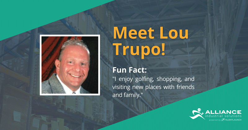 Employee spotlight, Lou is one of our Workforce Engagement Managers and we are so thankful to have him on the team!