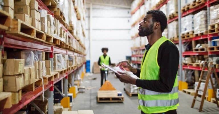 warehouse and forklift job