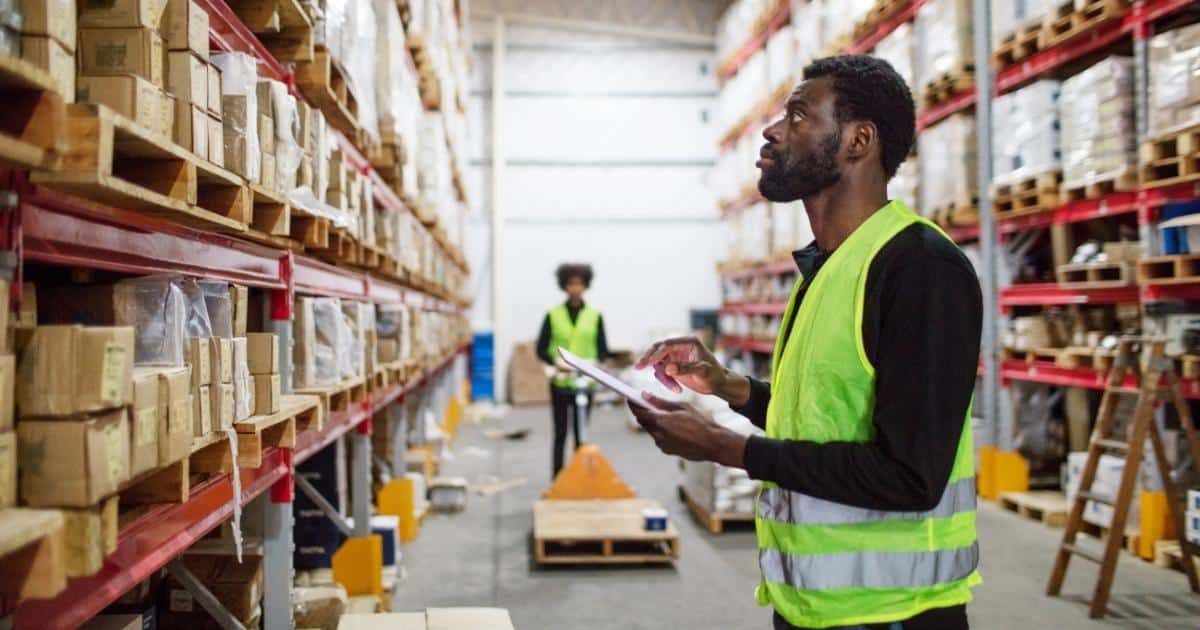 warehouse and forklift job