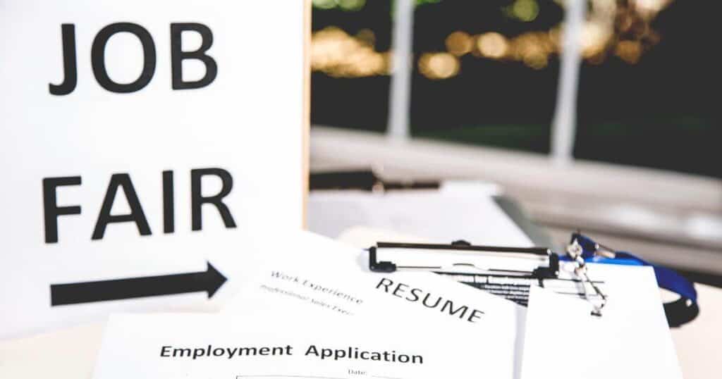 job fair signage